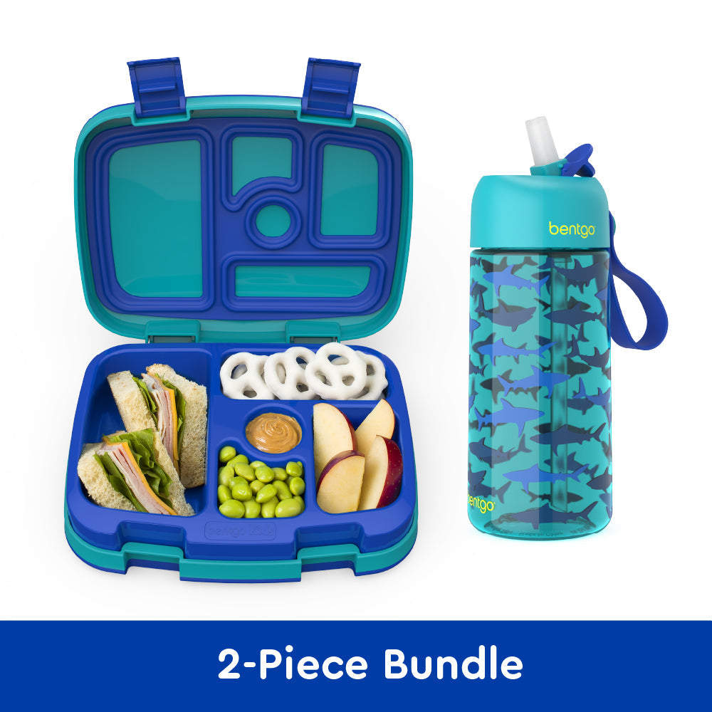 bentgo-kids-prints-lunch-box-and-water-bottle-u2 bentgo-lunch-box-bottle-bundle-shark-1.jpg